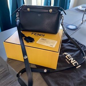 Authentic Fendi By The Way Small Black Purse